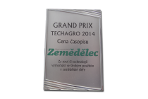 Grand Prix - Der Preiß des Zeitschrifts Zemědělec 2014